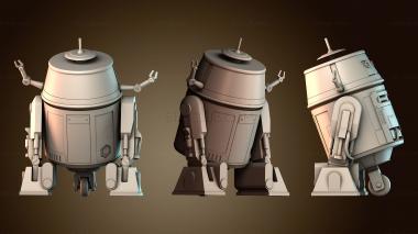 3D модель Дизайн персонажа робота (STL)