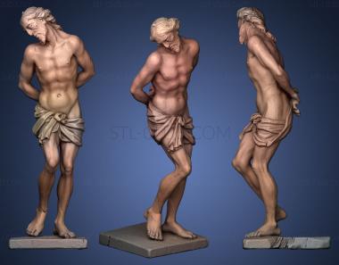 3D модель Христос у колонны 1718-го века Неизвестный скульптор (STL)