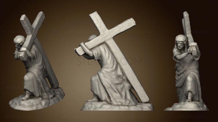 Статуи религиозные Иисус, Несущий Крест