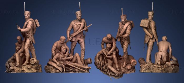 3D модель Памятник 1812 году Спаянным (STL)