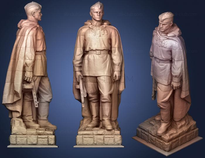 3D модель Памятник Советскому солдату (STL)