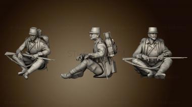 3D модель Французские солдаты ww1 5 (STL)