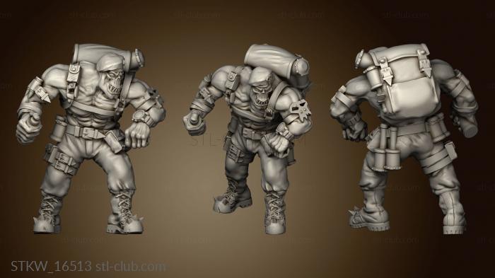 3D модель Ork Kommando (STL)