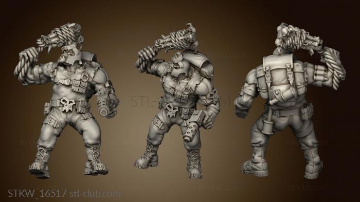 3D модель Ork Kommando (STL)