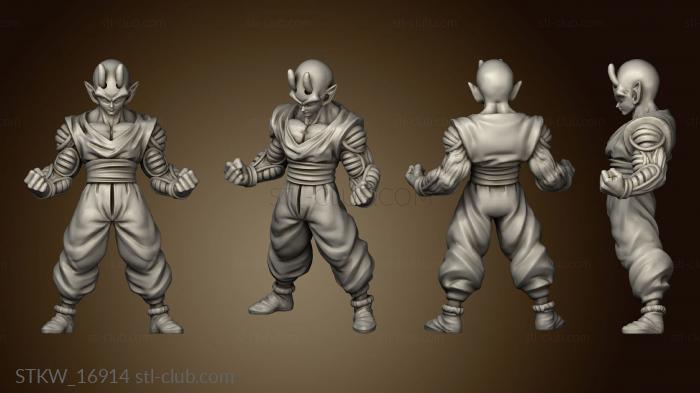 3D модель Пикколо Dragon Ball Пикколи (STL)