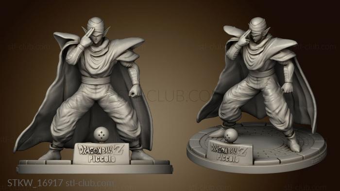 3D модель Пикколо из Dragon Ball Piccolo (STL)