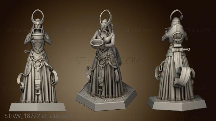 3D модель Королевская Жрица (STL)