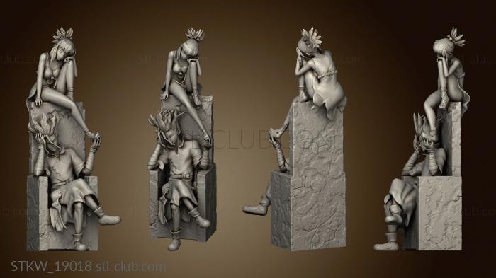 3D модель Сенку Кохаку Троне силла (STL)