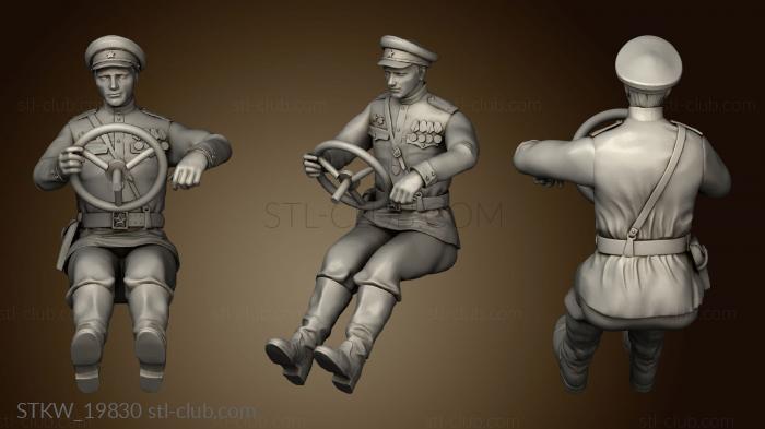 3D модель Водитель СССР (STL)