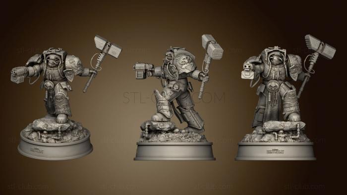 3D модель Библиотекарь Warhammer (STL)