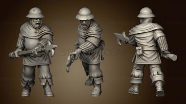 3D модель Через Охранников NPC Guard (STL)