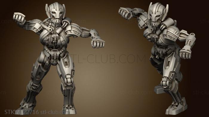 3D модель Ультиматронный БЕСПИЛОТНИК Ultron (STL)