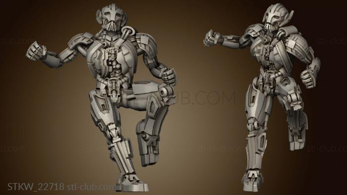 3D модель Ультиматронный БЕСПИЛОТНИК Ultron (STL)