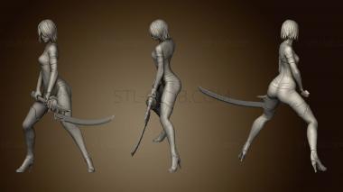 3D модель Nier automata с короткой стрижкой (STL)