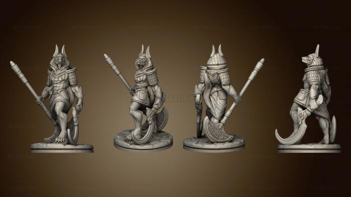 3D модель Основанный на Anubis Warrior B (STL)