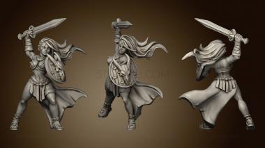 3D модель Ядро АМАЗОНКИ Воины Амазонки-Warrior (STL)