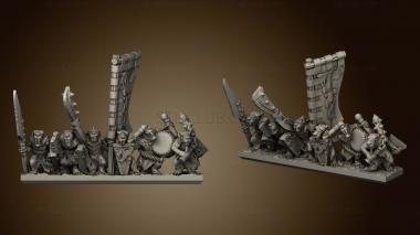 3D модель Баннер Eastern Skaven Snickers stripes (STL)