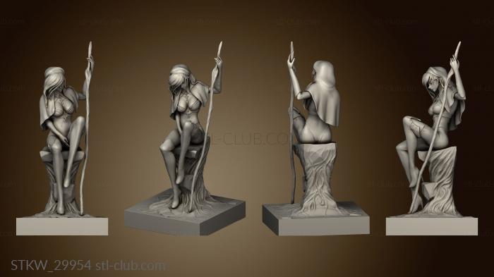 3D модель Волосы Монахини Желания И (STL)