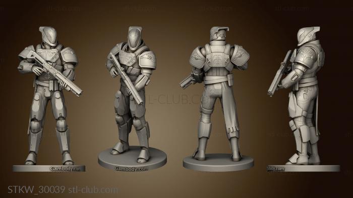 3D модель Игровой титан Destiny Саладин (STL)