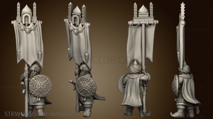 3D модель Арабский воин (STL)