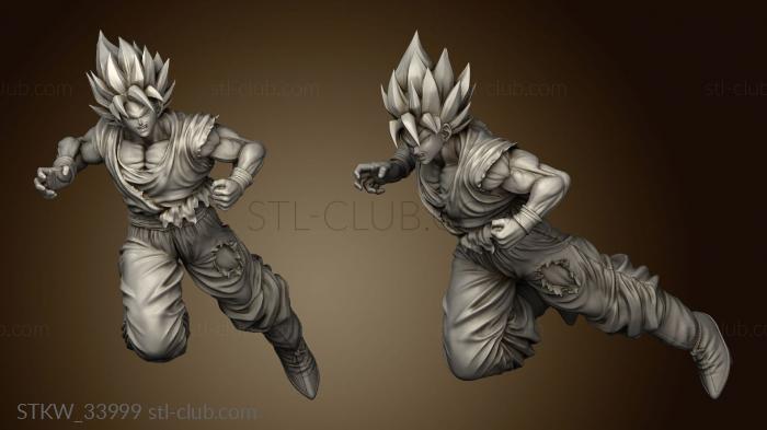 3D модель Гоку Тодас в роли Formas Dragon Ball (STL)