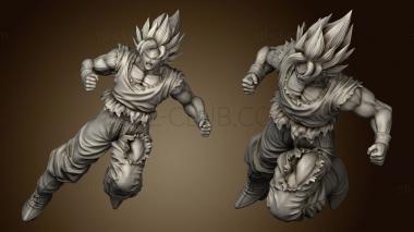 3D модель Гоку Тодас в роли Formas Dragon Ball (STL)