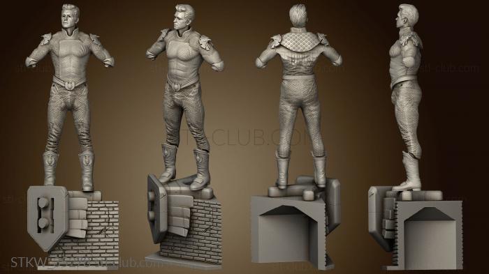 3D модель Светодиодная Проводка Homelander Diorama Со Штырем (STL)