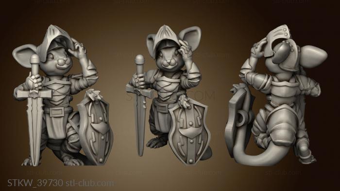 3D модель Нага Mouse Knight NM (STL)