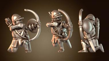 3D модель Греческий критский лучник (STL)
