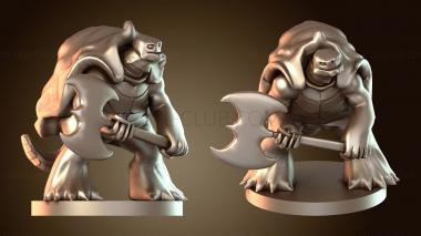 3D модель Тортл Варвар (STL)