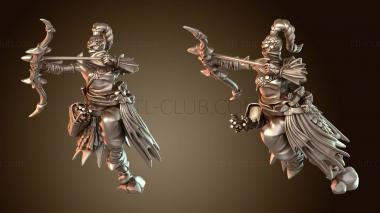 3D модель Страж Бездны – Женский D (STL)