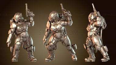 3D модель Капитан Блицкриг — Вариант G (STL)