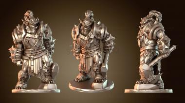 3D модель Вариант Tusklands Bugbear – дополнение Kin Folk (STL)