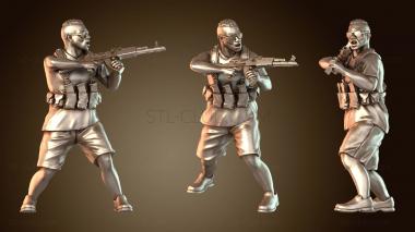 3D модель Африканский повстанец – лидер сопротивления (STL)