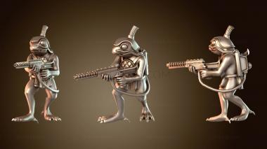 3D модель Возраст – Космические Ящерицы Вариант H (STL)