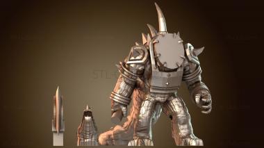 3D модель Эпоха ящеров – Кроксигорские воины в доспехах (STL)