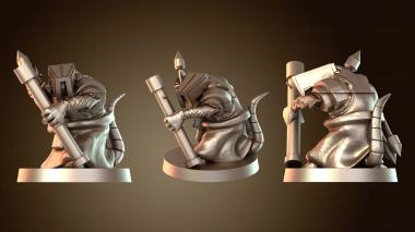 3D модель Скавенские гренадеры – Тяжёлый отряд I (STL)