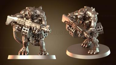 3D модель Скавенские крысоогры – светлый вариант W (STL)