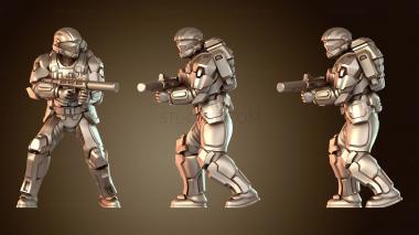 3D модель Воздушно-штурмовой отряд – J Squad (STL)