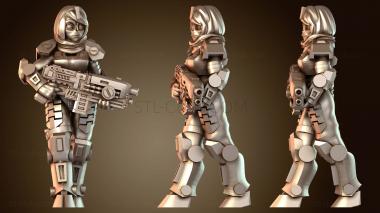 3D модель Alien GG Girl – Позаходя (STL)