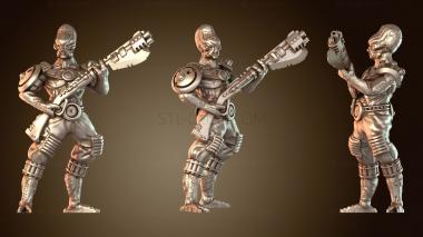3D модель Alien Mercs — REG Tall, Multi-Shell (STL)