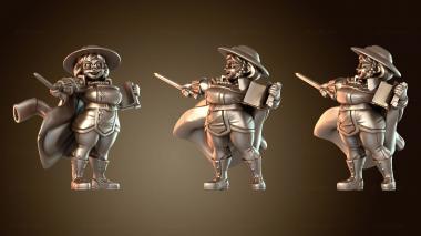 3D модель Элисон – гном-волшебник (STL)