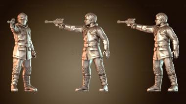 3D модель Альянс – Зимний генерал (поза действия) (STL)