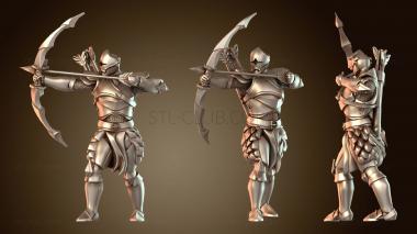 3D модель Рыцарь Аллорин – Лучник (STL)
