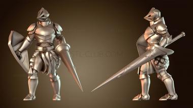 3D модель Рыцарь Аллорин – Лансер (STL)