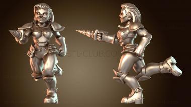 3D модель Amazon Unicorn Blitzer – вооруженный STG (STL)