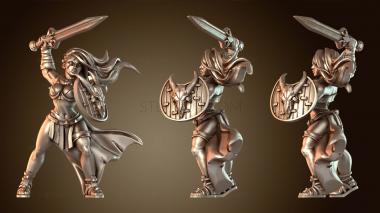 3D модель Амазонка-воин (STL)
