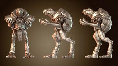 3D модель Амфибия – измученное существо (STL)
