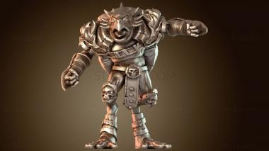 3D модель Амфибия – Поза пытки B (STL)