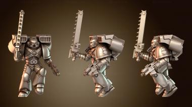 3D модель Angry Assault Space Warriors – Дубликат (STL)